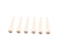 Toyvian Set Di 6 Piroli Per Chitarra in Osso Con Punto in Ottone Per Corde Di Chitarra Acustica Folk