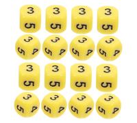 Toyvian Set di Dadi a 6 Facce da 20 Pezzi per Imparare a Giocare con La Matematica Dadi Numerici in Acrilico Angoli Arrotondati Sicuri E Coinvolgenti per Ragazzi E Ragazze