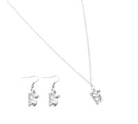 Toyvian Set di Gioielli Donna Collana in Lega e Ciondolo a Forma di Koala Orecchini Pendenti 3 Pezzi Accessori per Feste e Matrimoni Regalo Elegante per Compleanni e Festa della Mamma