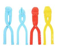 Toyvian Set di Stampi per Sabbia con Manico, 4 Pezzi, per Giocattoli da Neve, per Bambini E Adulti, Strumenti per Stampi Rotondi per Sabbia, per Divertimento All'aperto in Inverno, Gioco Estivo in