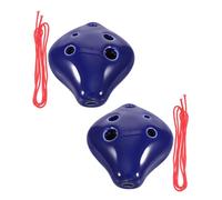 Toyvian Set Di Strumenti A 6 Fori in Ceramica Con Chiave Do Piccolo E Leggero Ottimo Per Lezioni Di Musica Spartiti E Archi