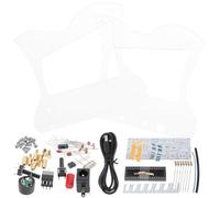 Toyvian Set Fai da Te Arpa Elettronica a 7 Corde Parti per Saldatura e Componenti Modulari, Kit Strumento Musicale Fai da Te Guscio, per Esercizi di Saldatura e Progetti DIY Musicale