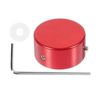 Toyvian Set Manopola in Metallo per Pedale Effetti Chitarra Elettrica, Tappo Compatto per Controllo Rotativo, Accessorio per Amplificatore e Pedali, Design Liscio e Portatile