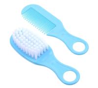 Toyvian Set Spazzola e Pettine Massaggiante per Ragazzo Ragazza in PP e Tpe, Design a Dente Rotondo per Stimolare la Circolazione