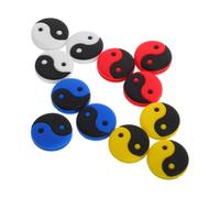 Toyvian Smorzatore per Racchetta da Tennis Yin-Yang 12 Pezzi | Silicone e Pvc, Riduce il Rumore delle Corde, per Campi Coperti, Principianti e Atleti