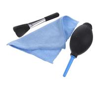 Toyvian Soffiatore per Polvere per Lenti e Fotocamera, Pompa Aria in Silicone e Plastica, Puntale, con Panno e Spazzola per Pulizia di Sensori, Lcd e Obiettivi Stili multipli