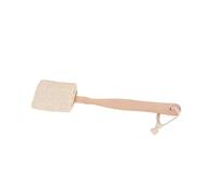 Toyvian Spazzola da Bagno Esfoliante in Luffa Naturale Manico in Legno, Morbida e Resistente, per Doccia e Massaggio Corpo, Laccio per Appendere Colore Casuale