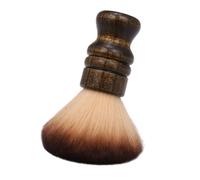 Toyvian Spazzola per Chioma Morbida Manico in Legno Set 2 Pezzi Spolverino da Barbiere per Parrucchieri Rimozione Peli Viso e Collo Accessorio Professionale per Salone e Uso Domestico