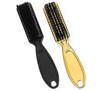 Toyvian Spazzola per Chioma per Uomo 2 Pezzi Set Portatile per Pulizia Chioma Sminuzzati Spazzola per Pulizia Collo Testina in Nylon ad Alta Densità per Salone e Uso Personale