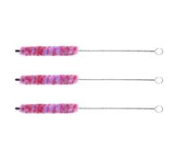 Toyvian Spazzola per la Pulizia Flauto Piccolo 3 Pezzi Tampone Interno e Pennello per Strumenti a Fiato Accessorio Leggero per Manutenzione Interna ed Esterna per Musicisti in Tour