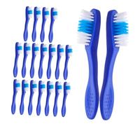 Toyvian Spazzolino da Denti Antiself Mutilazione per Detenuti 20 Pezzi Manico Corto in Plastica e Setole Morbide per Pulizia Orale in Strutture Correzionali e Prigioni