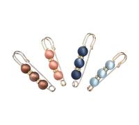 Toyvian Spille a Forma di Sciarpa in Metallo 4 Pezzi, Fermaglio Regolatore per Vita di Gonna e Pantaloni, Accessori per Abbigliamento Donna, Decorativi per Maglioni e Scialli