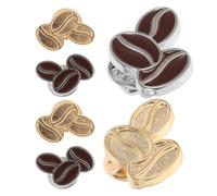 Toyvian Spille Decorative a Forma di Chicchi di Caffè in Lega di Zinco Set da 6 Pezzi Colorati Spilla per Maglioni Giacche e Accessori da Donna per Abbigliamento Quotidiano