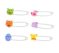 Toyvian Spille di Sicurezza per Pannolini Ragazzo Ragazza e Animali Domestici 30 Pezzi Testa in Plastica Lunghe Facili da Usare Regolabili Chiusura Sicura Adatte a