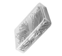 Toyvian Spilli a T per Parrucche in Metallo Argento 150 Pezzi Aghi Fissaggio Parrucca 38Mm e 51Mm Accessori per Teste di Manichino Kit Forniture Modellatura Parrucca