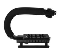 Toyvian Stabilizzatore per Fotocamera a U, Portatile, Impugnatura, Nero | Fotocamere Reflex e Camera, Supporto Flash, ABS e Lega di Alluminio, Schiuma, Viaggio All'aperto