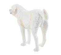 Toyvian Statua Cane San Bernardo Realistica in Plastica Figurina Dettagliata per Decorazione Casa Miniatura Artigianale per Desktop Regalo Originale per Amanti Cani