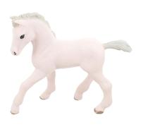 Toyvian Statua Cavallo Miniatura Artificiale Realistica per Decorazione Interni e Feste Cavallino Bianco Creativo Ornamento Animale per Casa e Insegnamento