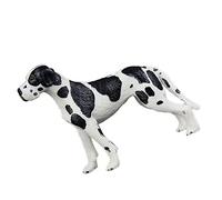 Toyvian Statuette Di Cani Maculati Di Plastica Per Bambini Piccoli, Figura Di Cane Decorativa Stabile Per Casa e Giardino, Ornamento Creativo e Naturale Animale Da Interno Ed Esterno