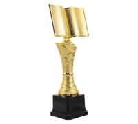 Toyvian Stella di Plastica Oro per Studenti, Leggero e Riutilizzabile, Premio Lettura per Celebrazioni Scolastiche e Biblioteche
