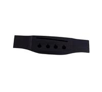 Toyvian String Ebony Guitar Bridge for Bass Durable Wooden Replacement Part with Sturdy Structure and Classic Finish Easy to Install and Fit for Your Guitar