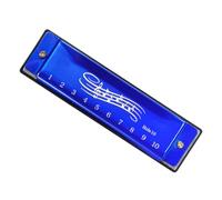 Toyvian Strumento a Fiato a 20 Fori in Chiave Di Do Per Bambini e Principianti, Giocattolo Educativo Musicale (blu)