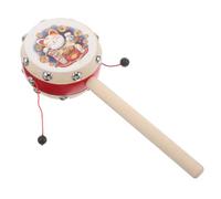 Toyvian Strumento Vibrante in Legno Per Ragazzo Ragazza Design Cartone Animato Rosso Musicale Portatile Per Ragazzo Ragazza Cinese Campana Per Apprendimento Precoce