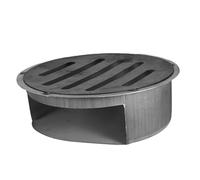 Toyvian Stufa Legna Contenitore per Cenere in Metallo per Pulizia della Stufa Legna con Design di Ventilazione Accessorio per Braciere per Cucinare all Aperto Campeggio e Barbecue