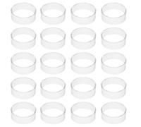 Toyvian Supporto ad Anello Trasparente Medio per Uova da 22 Pezzi, Base Porta-uova Decorativa e Espositore per Sfere di Cristallo, Adatto per Esposizione di Uova di Pasqua, Pietre