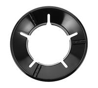 Toyvian Supporto Anti-vento Per Fornelli Gas in Metallo Nero Copri Fornelli Compatto e Durevole Con Anello Portapentole Per Cucina Domestica e Campeggio