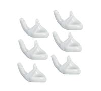 Toyvian Supporto Base in Ceramica Porta Ocarina a Forma Di Mano 6 Pezzi, Accessori Per Esposizione Ocarina 6/12 Fori, Decorazione Elegante Per Casa, Ufficio e Sala Musica
