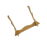 Toyvian Supporto Da Tavolo in Bambù Naturale Per Flauti e Spade, Rack Di Stoccaggio a Cinque Livelli, Organizer Espositivo Per Sala Giochi, Camera Da Letto e Studio