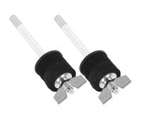 Toyvian Supporto di Estensione per Piatti per Batteria 2 Pezzi Morsetto Rinforzato, Impilatore Stabile Regolabile in Altezza, Accessorio per Hardware Percussioni Adatto a Prove