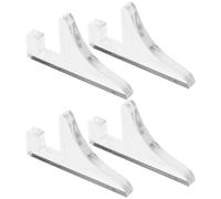 Toyvian Supporto Display Portafoto in Acrilico Trasparente Medio, Stand da Tavolo Stabile per Certificati e Opere d'Arte, Espositore Compatto per Casa, Ufficio, Showroom e Fiere,