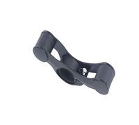 Toyvian Supporto Estensione Manubrio Bici Portatore e Accessori in Plastica Resistente Clip per Torcia e Contachilometri Spazio Aggiuntivo per Outdoor