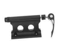 Toyvian Supporto Forcella Bici Thru Axle Alluminio Montaggio Rapido per Portabici Auto e Camion Fissaggio Robusto e Leggero per Garage e Trasporto Compatibile con Forcelle Anteriori Nero