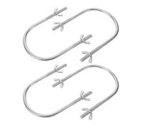 Toyvian Supporto Gancio a U Puleggia Girevole 4 Pezzi per Radiatore a Olio Elettrico da 2 Pollici, Accessori Base Antiribaltamento per Riscaldatore Elettrico, Staffa Mobile per