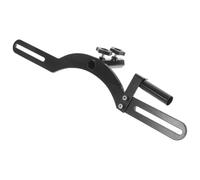 Toyvian Supporto Ombrello per Scooter in Metallo, Morsetto Pieghevole Nero | Compatibile Sedia a Rotelle e Monopattino, Montaggio Rapido senza Fori, Uso Esterno e Pioggia
