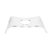 Toyvian Supporto per chitarra trasparente: supporto per strumenti rettangolare in acrilico con fondo verticale per basso, supporto portatile per chitarre acustiche elettriche da pavimento, ukulele,