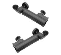 Toyvian Supporto per Ombrellone da Golf Regolabile Morsetto Portaombrello per Carrello da Golf 2 Pezzi Leggero e Stabile per Passeggini Scooter e Sedie da Spiaggia Accessorio da