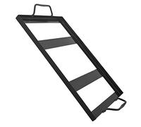 Toyvian Supporto Per Piastra Di Sale in Acciaio Resistente Per Barbecue Da Cucina Maniglie, Vassoio Porta Blocco Di Sale Spesso, Superficie Liscia e Durevole Per Griglie e Bistecche