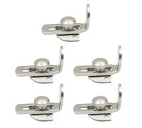 Toyvian Supporto per Pollice Clarinetto Regolabile Cinghia, 5 Set in Ottone Nichelato per Amici che Imparano a Suonare, Comfort e Sostegno