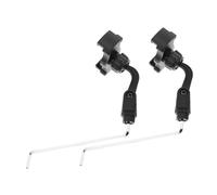 Toyvian Supporto per Sassofono per Telefonino e Spartiti 2 Pezzi Nero in Abs e Acciaio Inossidabile Leggero e Portatile per Musicisti e Performance