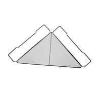 Toyvian Supporto per Vasi da Fiori in Ferro Angolare Scaffale Porta Piante da Balcone Resistente e Versatile Organizer per Fioriere e Oggetti Vari Portafiori Sospeso per Casa e Ufficio