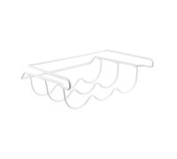 Toyvian Supporto Portabottiglie Frigorifero in Ferro Spesso Antiruggine Mensola Porta Borracce per Cucina e Bar Organizzatore Salvaspazio per Bottiglie Birra e Acqua Adatto per Interni