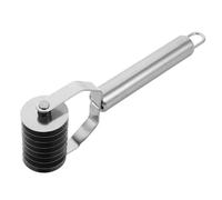 Toyvian Tagliapasta a Rullo in Acciaio Resistente per Pasta Fatta in Casa Macchina per la Pasta Portatile Impugnatura Antiscivolo Utensile Multifunzione per Taglio Spaghetti Biscotti e