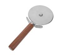Toyvian Tagliapizza in Acciaio Resistente Manico in Legno Ergonomico Rotella Tagliapasta a Rullo Singolo Smontabile Utensile da Cucina per Pizza Pasta e Pasta Sfoglia Affettatrice