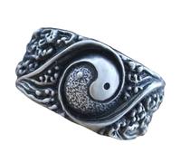 Toyvian Taoismo Cinese in Rame per Uomo Dichiara Moda Feng Shui Design Yin Yang per Feste e Quotidiano