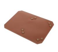 Toyvian Tappetino da campeggio da campeggio all'aperto tappetino per serbatoio del gas portatile tappetino di fissaggio del bruciatore piano cottura gas pad per il campeggio pelle Marrone