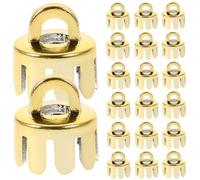 Toyvian Tappi Pendenti per Ornamenti Natalizi in Plastica 10 Pezzi da 12 MM Corda per Appendere Palline di Natale Decorazioni per Eventi